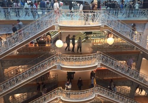 La Samaritaine - restauriertes Treppenhaus von Gustave Eiffel